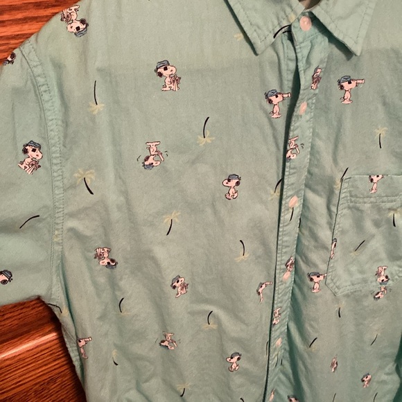 Good Condition Pirate Snoopy collared, button-down shirt. - Picture 5 of 7